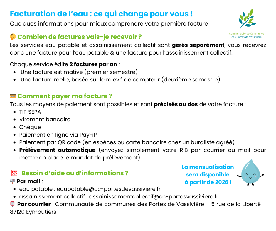 Actualités comment lire ma facture d'eeau et d'assainissement (1)